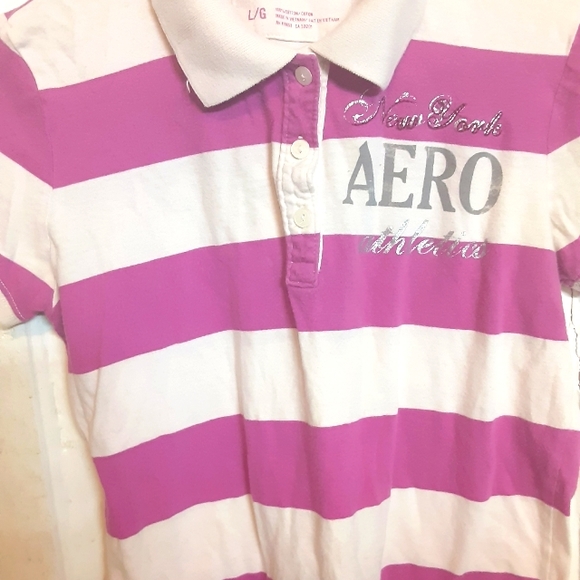 Areopostale collar top size Large - Picture 2 of 6